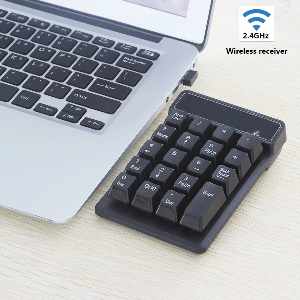 19 Keys USB Mechanical Keyboard Wired Numeric Keypad Mini Number Keycaps Numpad Keyboard for Laptop PC Notebook Accounting