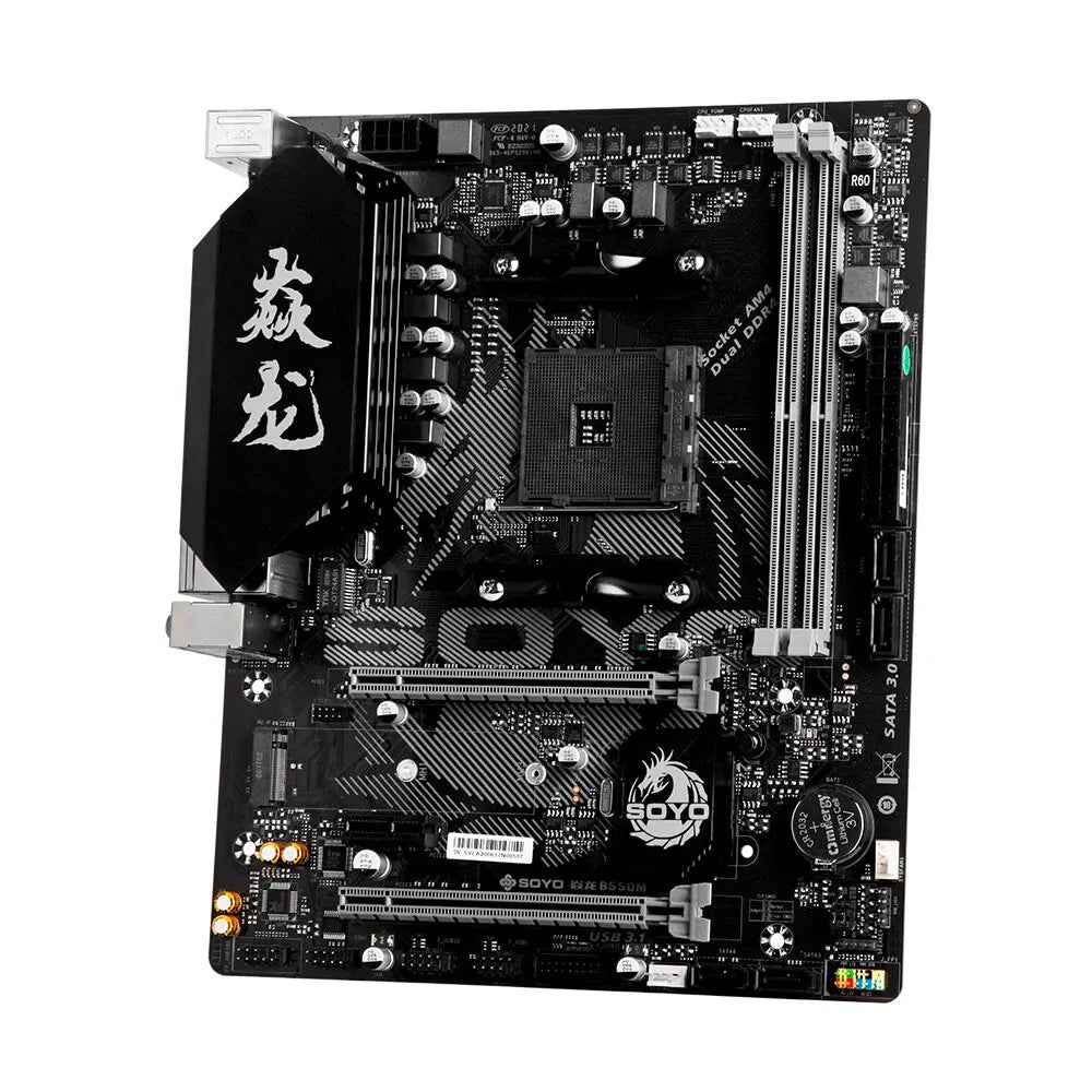 AMD B550M Gaming Motherboard USB3.1 M.2 Nvme Sata3 DDR4 Dual Channel Supports RYZEN R3 R5 R7 3000 4000 5000 CPU AM4 Socket