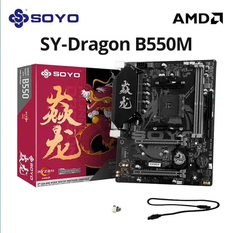 AMD B550M Gaming Motherboard USB3.1 M.2 Nvme Sata3 DDR4 Dual Channel Supports RYZEN R3 R5 R7 3000 4000 5000 CPU AM4 Socket